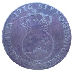 1716 - Quart écu vertugadin (rf)