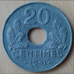 1941 - 20 centimes