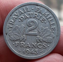 1943 - 2 francs
