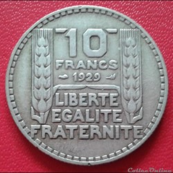 1929 - 10 francs