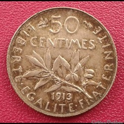 1913 - 50 centimes