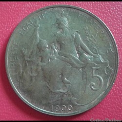 1900 - 5 centimes