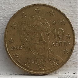 Grece - 2002 - F - 10 cents