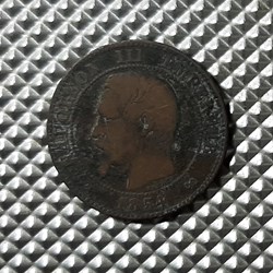 1854 K - 2 centimes