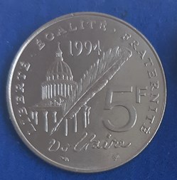 1994 - 5 francs commémorative