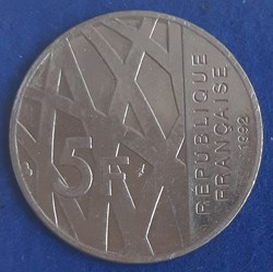 1992 - 5 francs commémorative