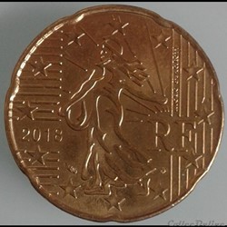 France - 2018 - 20 centimes