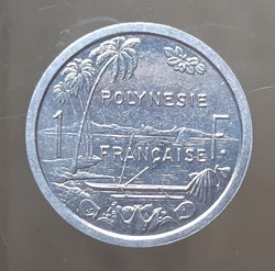 Polynésie française – 1 franc 1987