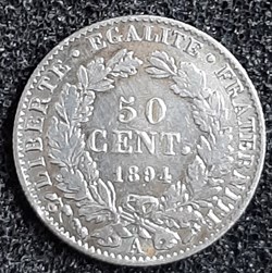 1894 A - 50 centimes