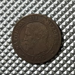 1856 A - 2 centimes