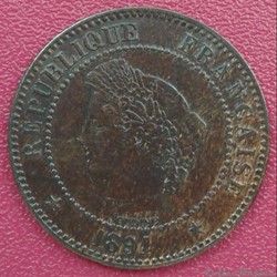 1891 A - 2 centimes