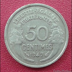 1947 B - 50 centimes
