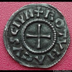 864 - Charles II Le Chauve - denier d'argent