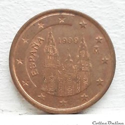 Espagne - 1999 - 5 cents