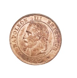 1862 K - 2 centimes