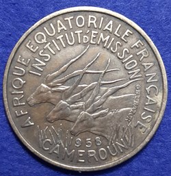 Cameroun - 25 francs 1958