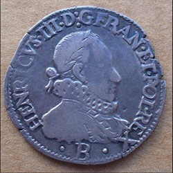 1575 - Henri III - demi-teston