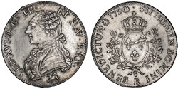 1790/80 - Ecu aux rameaux d'olivier