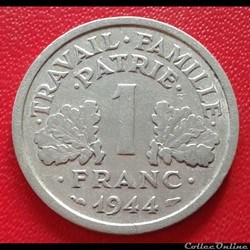 1944 - 1 franc