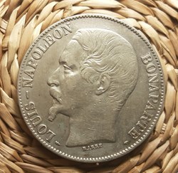 1852 A - 5 francs Louis Napoléon Bonaparte