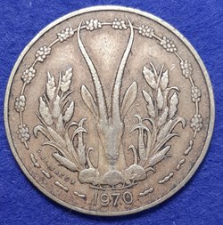 États Afrique de l'Ouest - 10 francs 1970