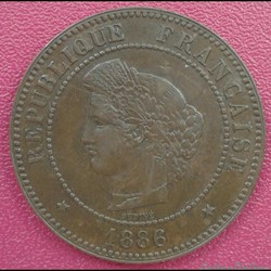 1886 A - 5 centimes