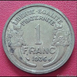 1936 - 1 franc