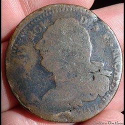 1792 BB- 2 Sols Francais
