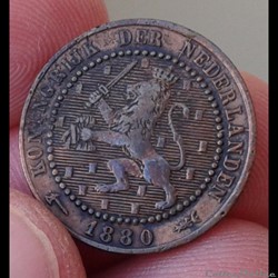 v* PAYS-BAS - 1 cent 1880