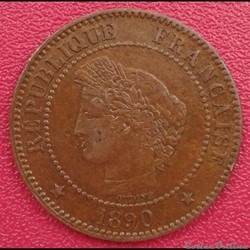 1890 A - 2 centimes