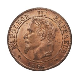 1862 K - 2 centimes