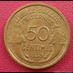 1939 - 50 centimes