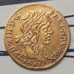 Louis XIII - 1/2 louis d'or 1641 A
