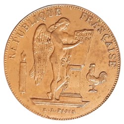 100 francs 1886 A - Jeton de jeu