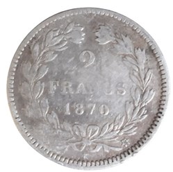 1870 K - 2 francs
