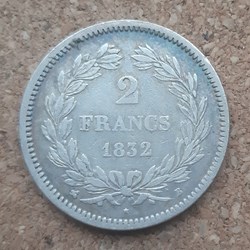 1832 - 2 francs