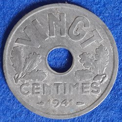 1941 - VINGT centimes