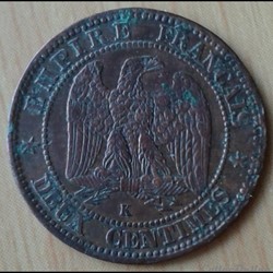 1856 K - 2 centimes