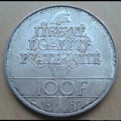 1989 - 100 francs - Droits de l'Homme