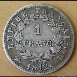 1812 - Napoléon Ier - 1 franc