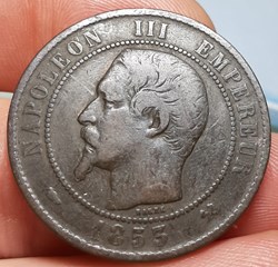1853 - 10 centimes