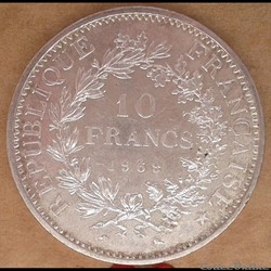 10 francs 1969