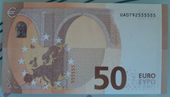 50€ - U033A1 - palindrome 555555