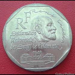 1998 - 2 francs - René Cassin