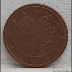 Allemagne - 2002 - D - 5 cents