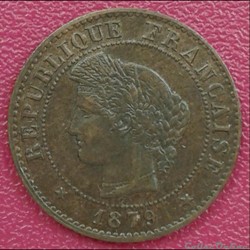 1879 A - 1 centime