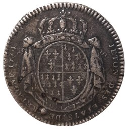 Jeton des États de Bretagne 1774 - Louis XVI