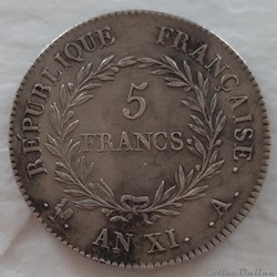 AN XI A - 5 Francs