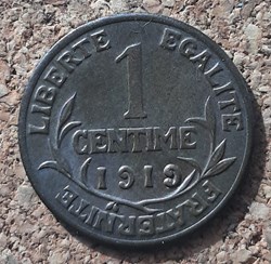 1919 - 1 centime