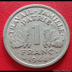 1944 C - 1 franc